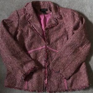Lane Bryant - Pink boucle jacket - sz 22